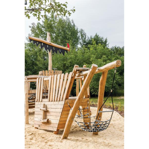 Robinio Schiff Kapitän Schwarzbart