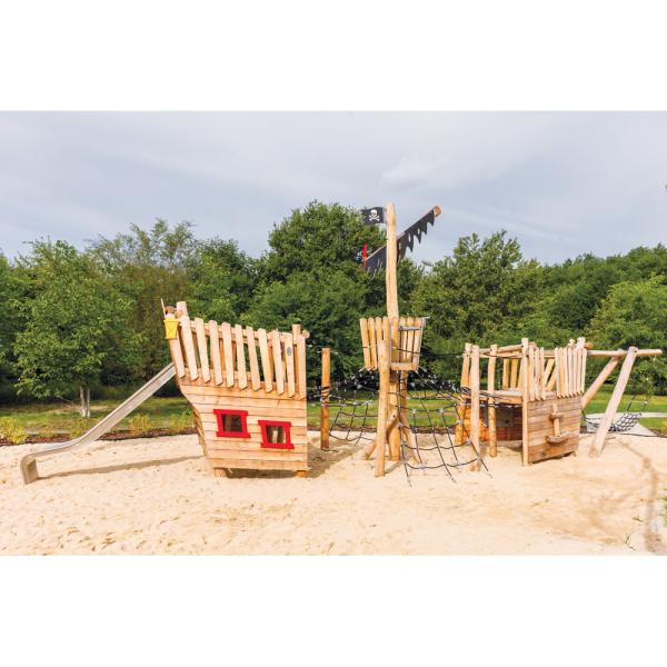 Robinio Schiff Kapitän Schwarzbart