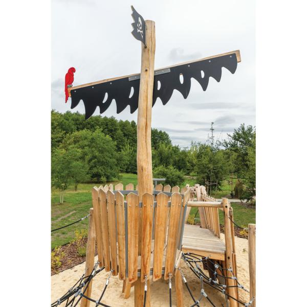 Robinio Schiff Kapitän Schwarzbart