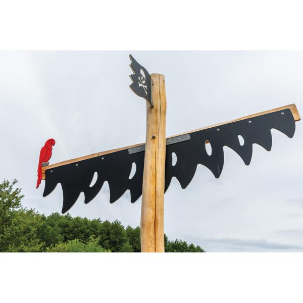 Robinio Schiff Kapitän Schwarzbart