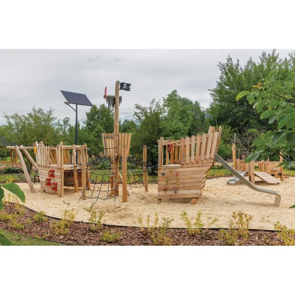 Robinio Schiff Kapitän Schwarzbart