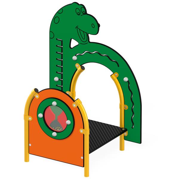 Dino Podest mit Motorik-Spiel