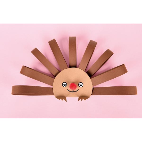 Lustiger Papier-Igel