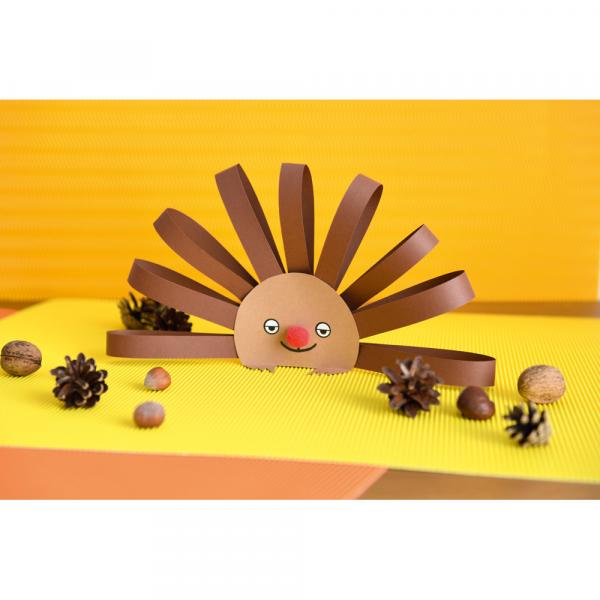 Lustiger Papier-Igel