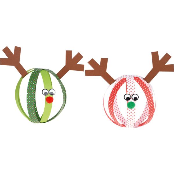 Weihnachtskugel-Rentier