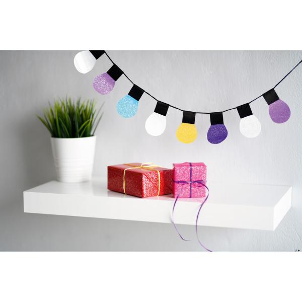 Glitter Weihnachtsbaum Lichter