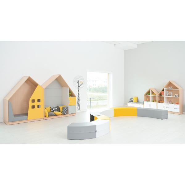 Möbelsatz Quadro Häuserzeile 160-180°