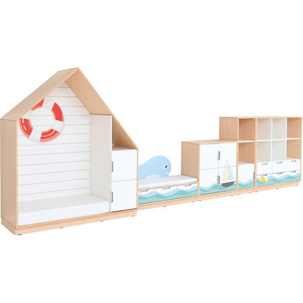 Quadro - Themenschrankset Meer, Ahorn (Neu SET6395-NPU)