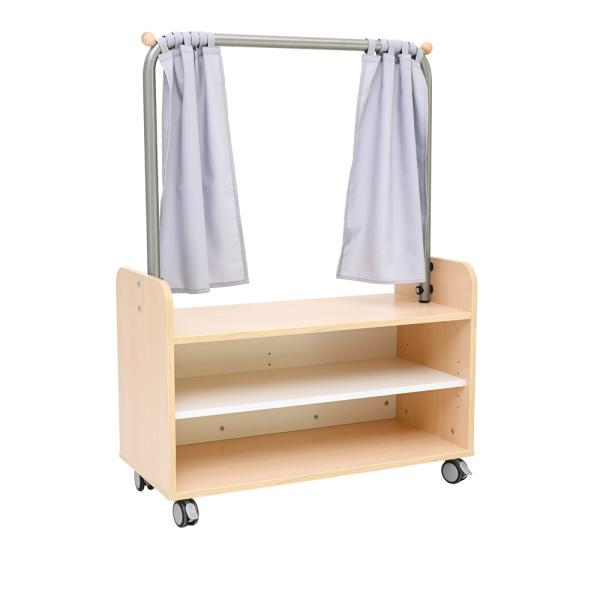 Quadro Mobiles Theater, Acrylspiegel als Rückwand (Quadro 277)