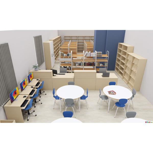 Schulbibliothek mit Sitzecke Flow