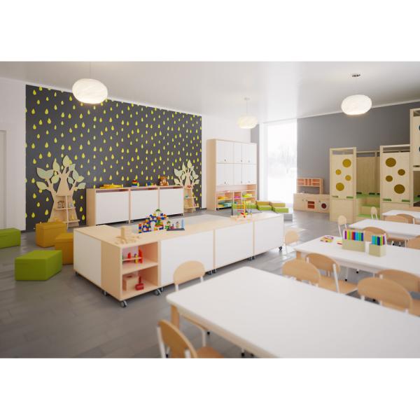 Grande - Kindergartenraum mit Hochebene Bianca