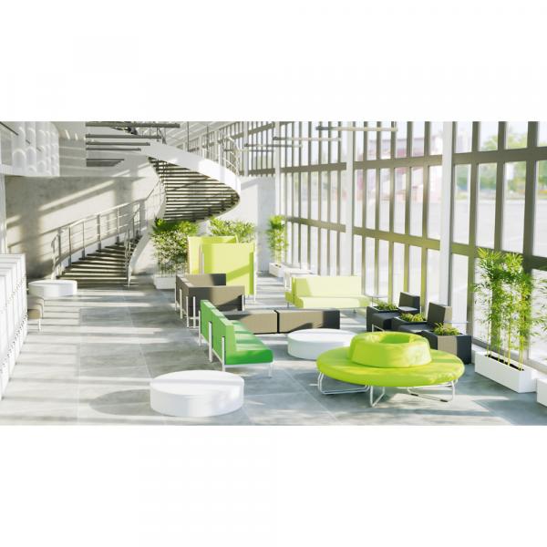 Schulflur mit Sitzecke Inflamea