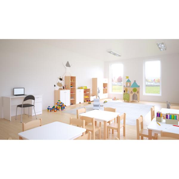 Krippe-Gruppenraum mit Möbelsatz Bauernhof