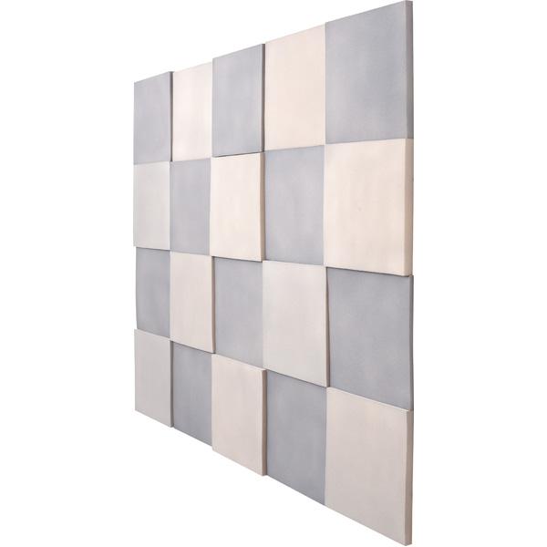 Akustik-Wandpaneele-Set 4, Quadrate