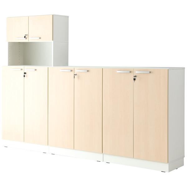 Möbelsatz Grande 7, T 48, weiss, Türen Ahorn