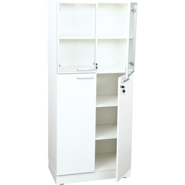 Grande - Vitrinenschrank, T 38, weiss (Set 22)