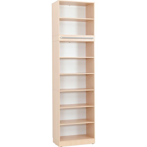 Regalwand, T 48, 1-reihig - Ahorn (Grande 39)