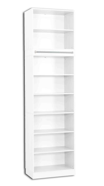 Regalwand, T 48, 1-reihig - weiss (Grande 39W)