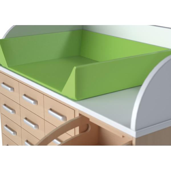 Wickelkommode, B 146, Treppe rechts