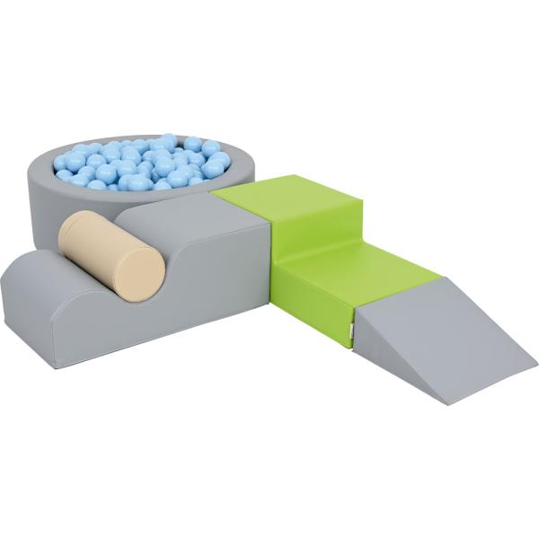 Ballbad rund, mit Schaumstoffbausteinen