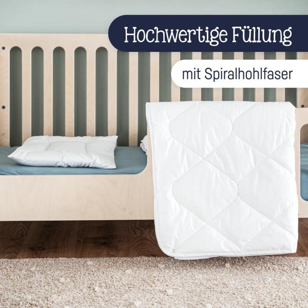 Kindersteppbett-Set, 4 Jahreszeiten, 100x135 + 40x60 cm