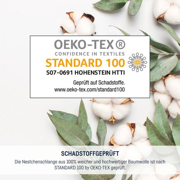 Bettschlange Classic uni, L 180