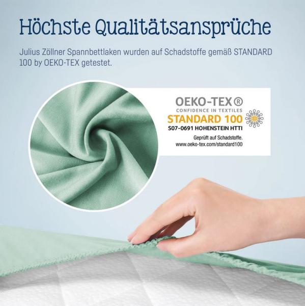 Jersey Spannbettlaken 60x120 bis 70x140 cm