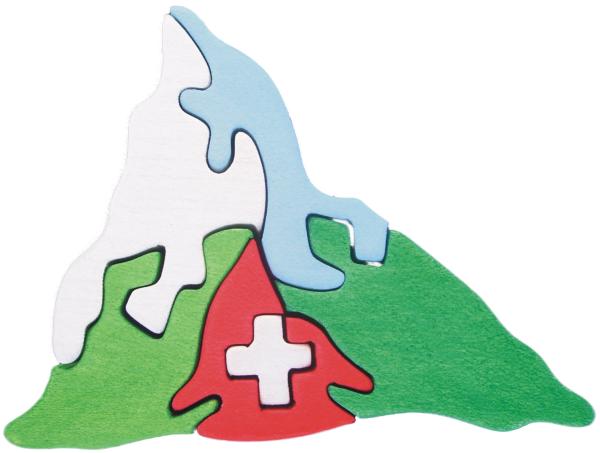 Matterhorn klein grün 3D puzzle
