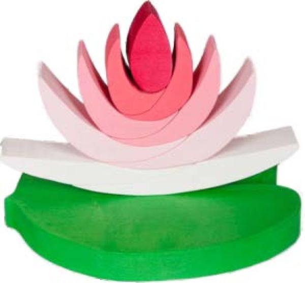 3D Puzzle Lotus rosa