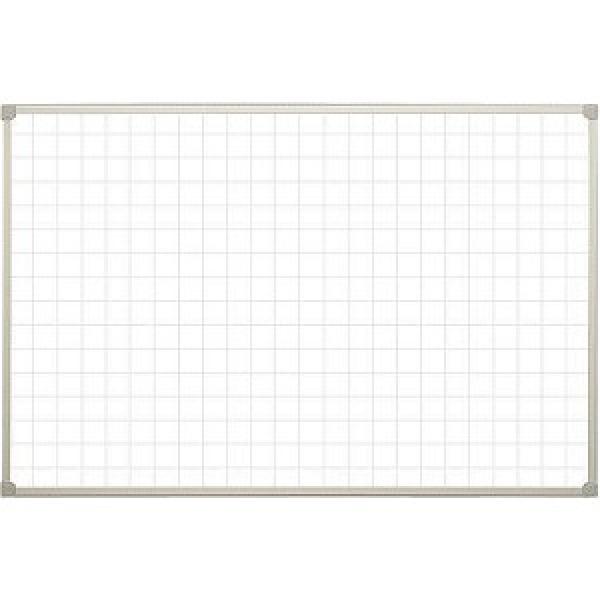 Magnetisches Whiteboard mit Aufdruck, einfach, kariert
