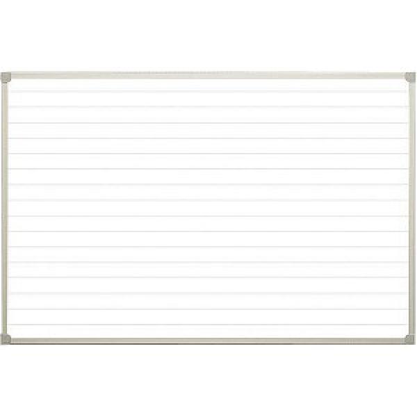 Magnetisches Whiteboard mit Aufdruck, einfach, liniert