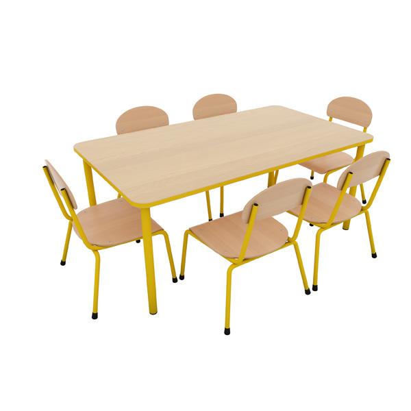 Set Nr. 8 - Tisch Bambino mit Stühlen, Grösse 1