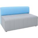 Sofa Modern Plus, grau-blau