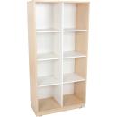 Quadro - Schrank XL mit 1 Trennwand und 3x2 Einlegeböden, B 79