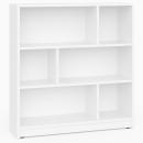 Quadro - Asymmetrischer Schrank L, B 116, weiss