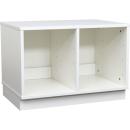 Quadro - Regal S für Kunststoffbehälter, B 70, weiss, zweireihig