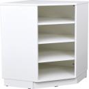 Quadro - Eckschrank M, weiss