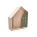 Quadro - Häuschen, Ahorn, dunkeloliv