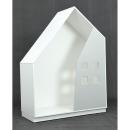 Quadro - Häuschen, weiss, grau