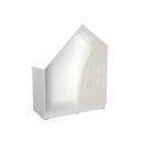 Quadro - Häuschen, weiss, hellelfenbein