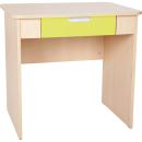 Schreibtisch Quadro mit breiter Schublade - limone