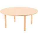 Runder Tisch Flexi, Ø 120 cm, höhenverstellbar 40-58 cm
