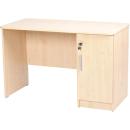 Schreibtisch Vigo E mit abschliessbarer Tür, Ahorn