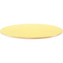 Flexi Tischplatte rund - gelb