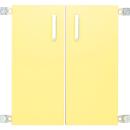 Türen für Aufsatzregal M 092818, 1 Paar, gelb