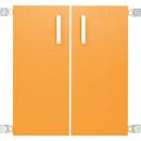 Türen für Aufsatzregal M 092818, 1 Paar, orange