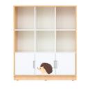 Quadro - Wald, Bücherregal L - Ahorn