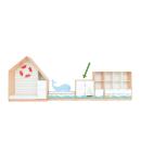 Quadro - Meer, Schrank M mit Mittelwand - Ahorn