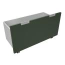 Quadro - Rollbehälter breit, B 69 - schwarzgrün