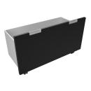 Quadro - Rollbehälter breit, B 69 - schwarz